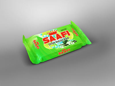 dish wash bar pouch design